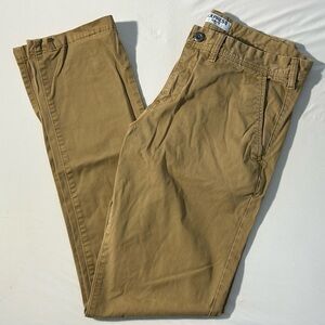 Express Men’s Light Brown Slim Fit Chino Pants 32/32